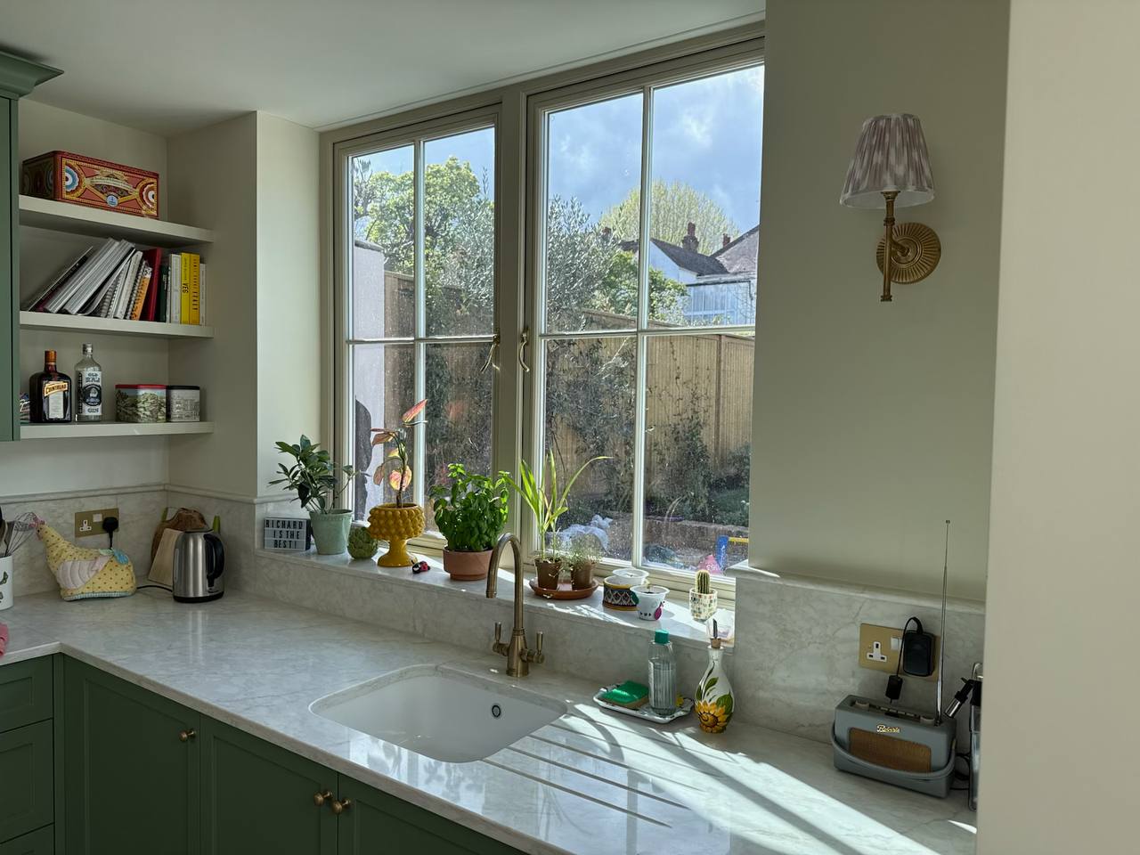 Spotless modern kitchen after deep clean